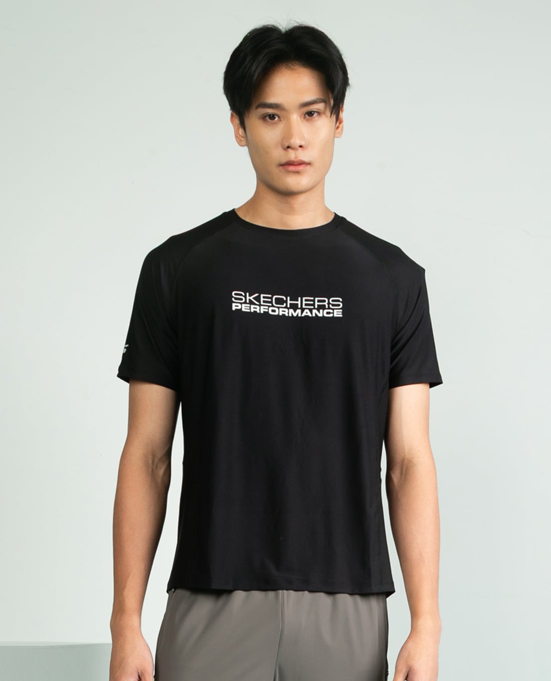 SKECHERS - Áo thun thể thao nam cổ tròn tay ngắn Performance