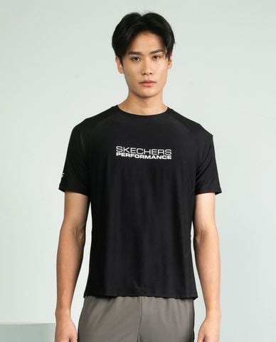  SKECHERS - Áo thun thể thao nam cổ tròn tay ngắn Performance 