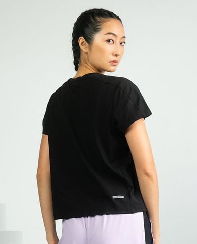  SKECHERS - Áo thun thể thao nữ cổ tròn tay ngắn Performance 