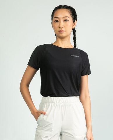  SKECHERS - Áo thun thể thao nữ cổ tròn tay ngắn Performance 