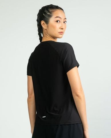  SKECHERS - Áo thun thể thao nữ cổ tròn tay ngắn Performance 