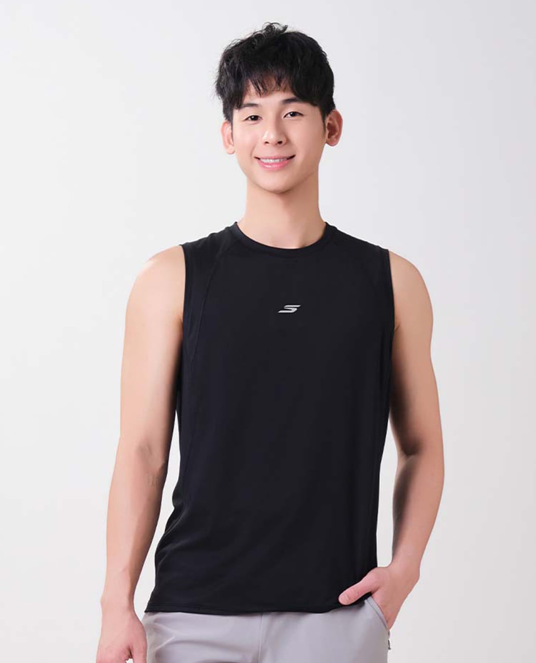 SKECHERS - Áo ba lỗ thể thao nam Performance