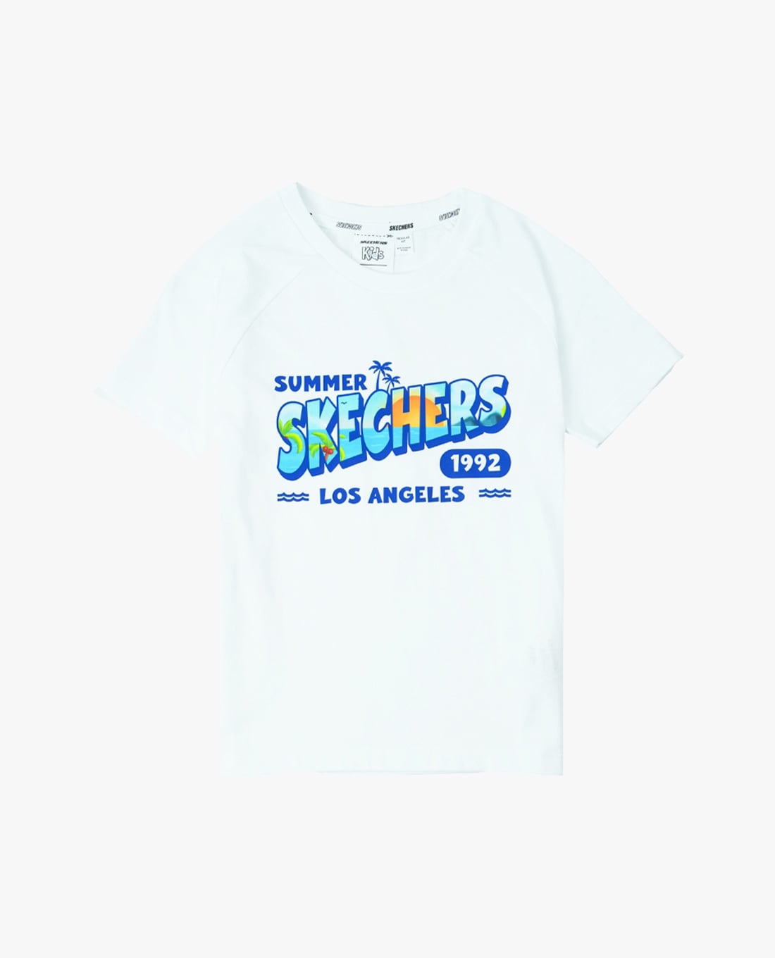 SKECHERS - Áo thun bé trai cổ tròn tay ngắn Summer