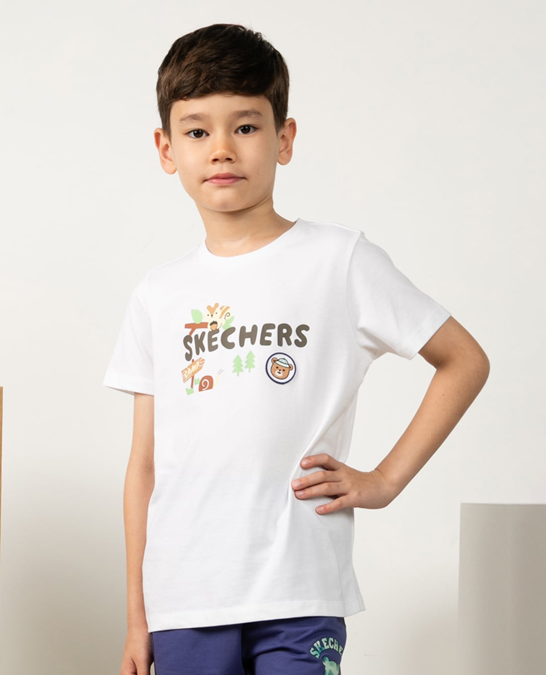 SKECHERS - Áo thun bé trai tay ngắn Urban Outdoor