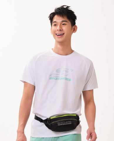  SKECHERS - Áo thun thể thao nam Running Performance 