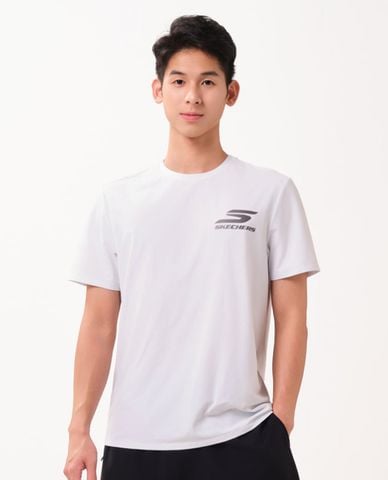  SKECHERS - Áo thun thể thao nam Running Performance 