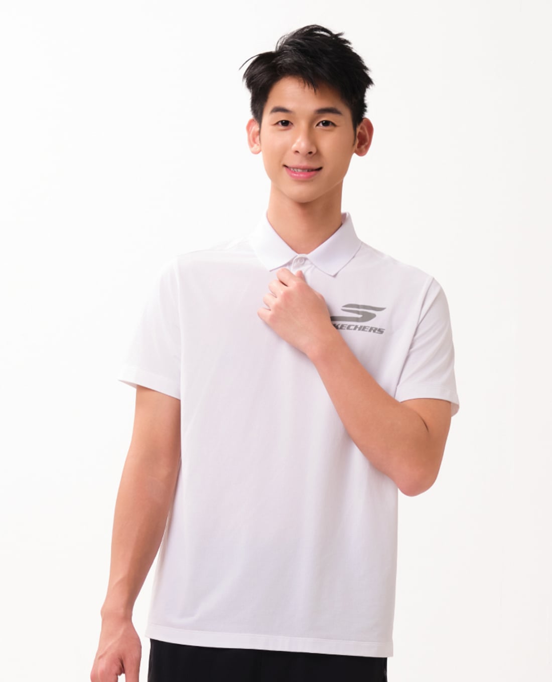 SKECHERS - Áo polo nam tay ngắn Walking Performance