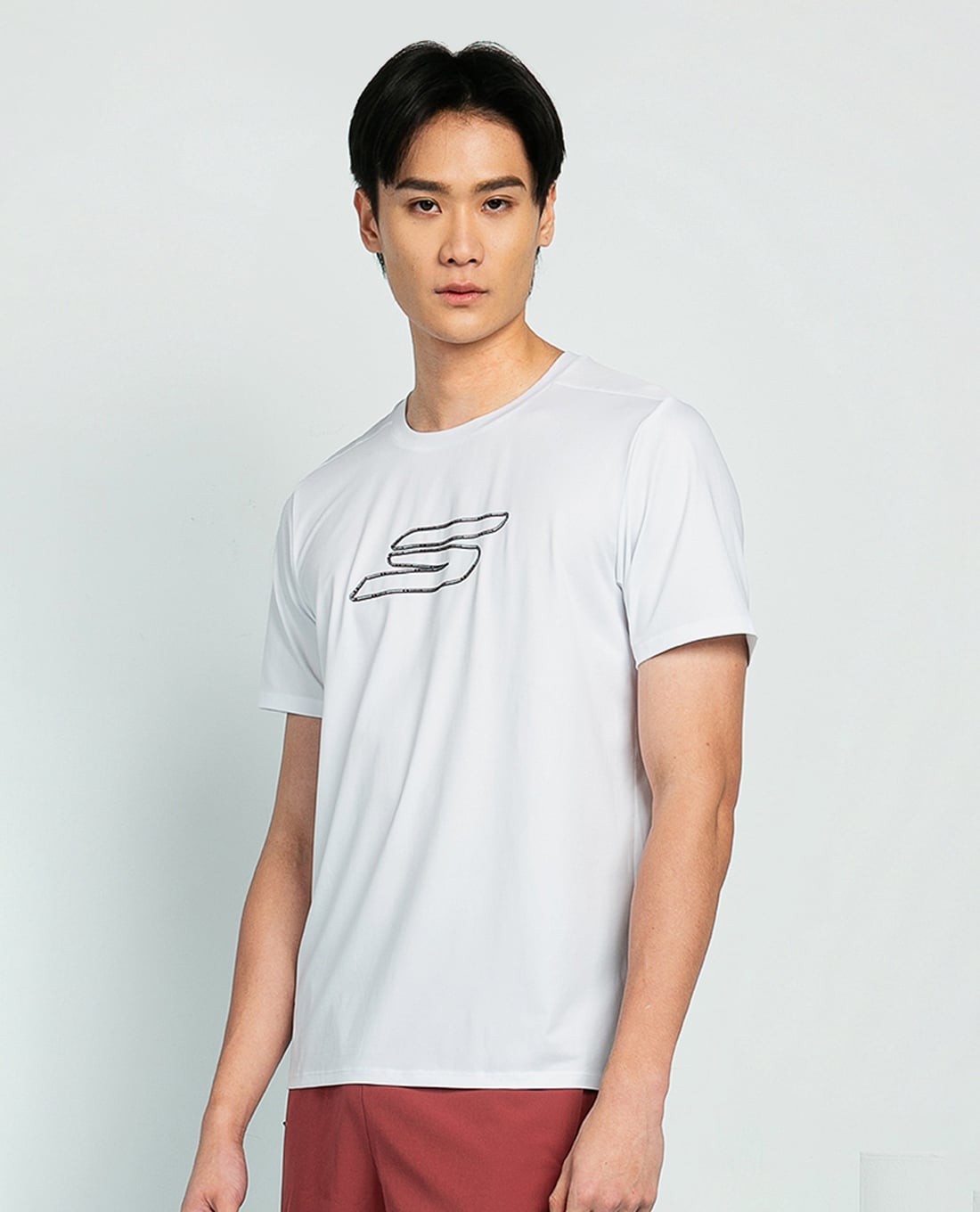 SKECHERS - Áo thun nam cổ tròn tay ngắn Performance