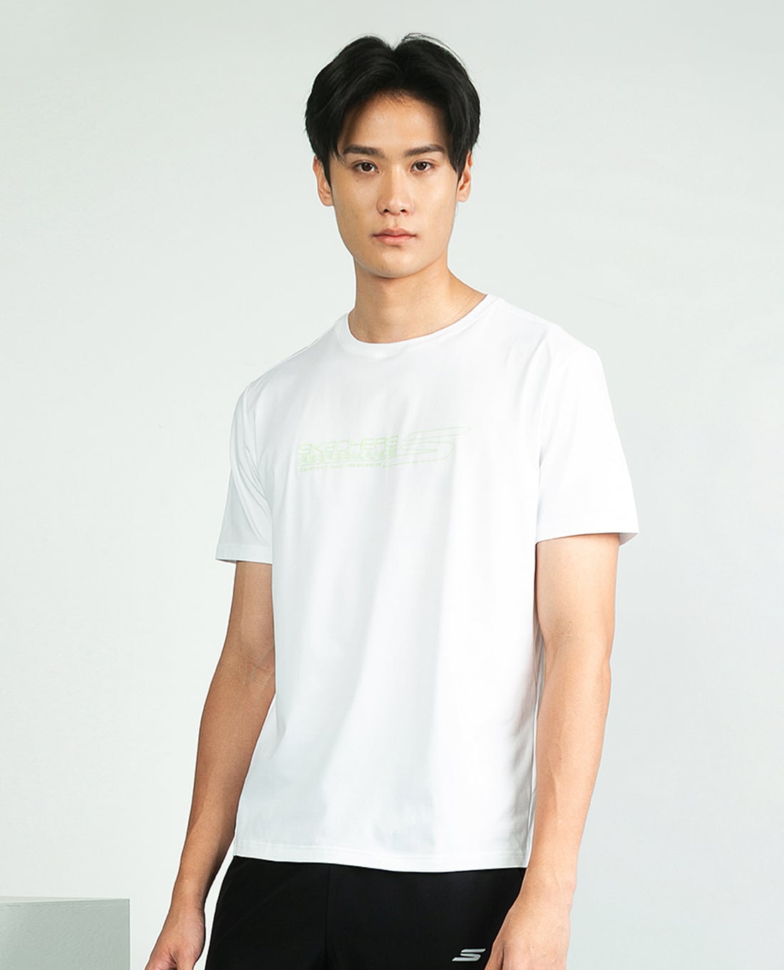 SKECHERS - Áo thun nam cổ tròn tay ngắn Performance