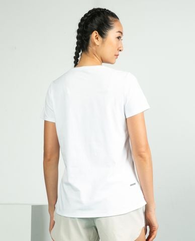  SKECHERS - Áo thun thể thao nữ cổ tròn tay ngắn Performance 