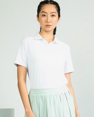  SKECHERS - Áo polo nữ cổ bẻ tay ngắn Performance 