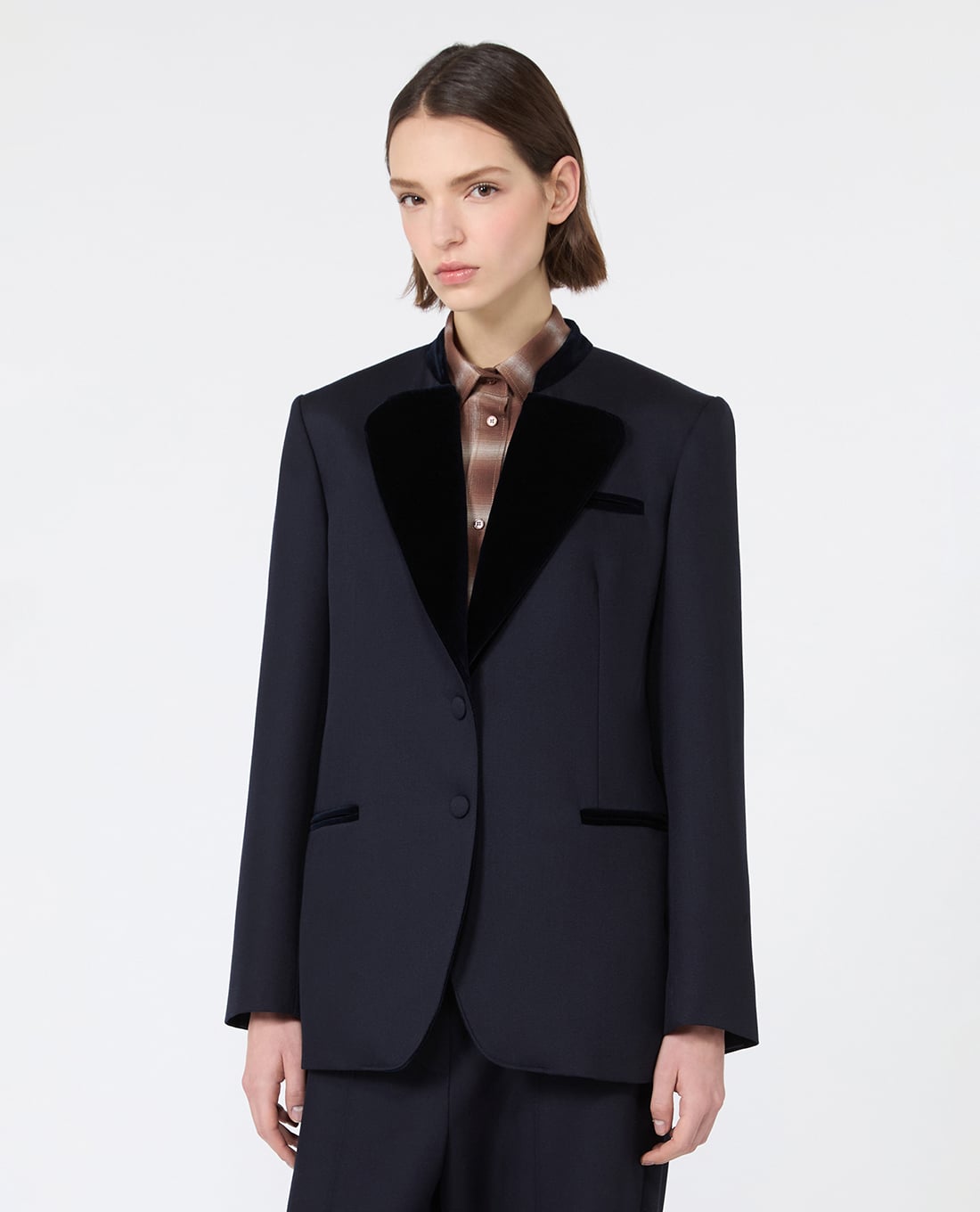 WEEKEND MAX MARA - Áo khoác blazer nữ một hàng khuy Wksadagio