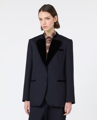  WEEKEND MAX MARA - Áo khoác blazer nữ một hàng khuy Wksadagio 