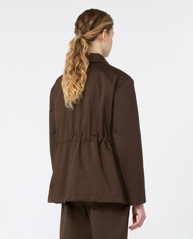  WEEKEND MAX MARA - Áo khoác sơ mi nữ cổ bẻ tay dài Wkselmo 