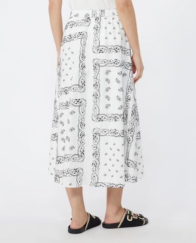  WEEKEND MAX MARA - Chân váy phom suông midi lưng thun Wkdcaravan 