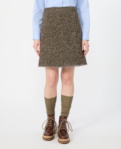  WEEKEND MAX MARA - Chân váy chữ A mini Wkdvaccaro 