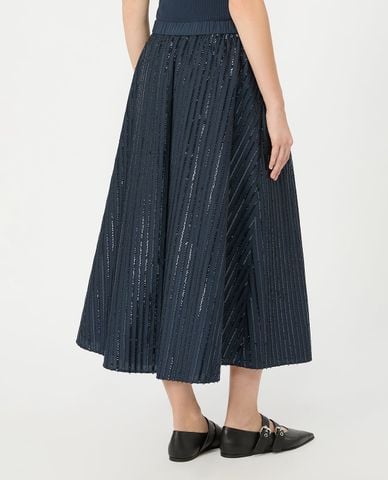  WEEKEND MAX MARA - Chân váy chữ A midi đính sequin Wkdfiordi 