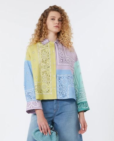  WEEKEND MAX MARA - Áo sơ mi nữ tay dài in họa tiết Wkdlampone 