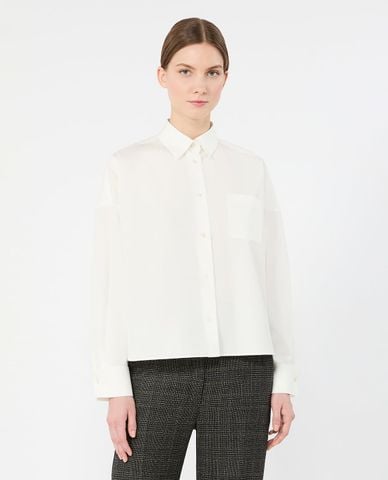 WEEKEND MAX MARA - Áo sơ mi nữ cổ bẻ tay dài Wkdovatta 