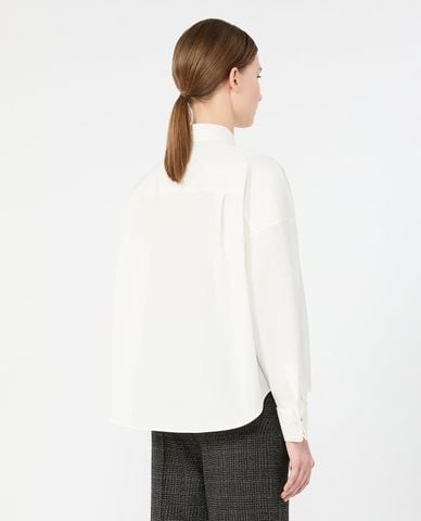  WEEKEND MAX MARA - Áo sơ mi nữ cổ bẻ tay dài Wkdovatta 