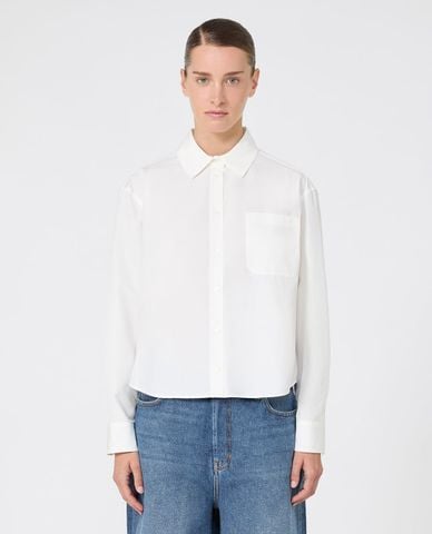  WEEKEND MAX MARA - Áo sơ mi nữ tay dài kẻ sọc Wkdpanneto 