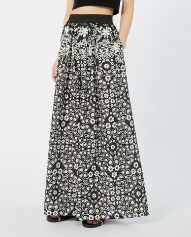  WEEKEND MAX MARA - Quần nữ ống rộng lưng thun Wkipalanca 