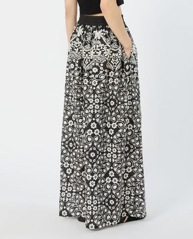  WEEKEND MAX MARA - Quần nữ ống rộng lưng thun Wkipalanca 