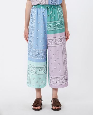  WEEKEND MAX MARA - Quần nữ ống rộng lưng thun Wkdpepe 