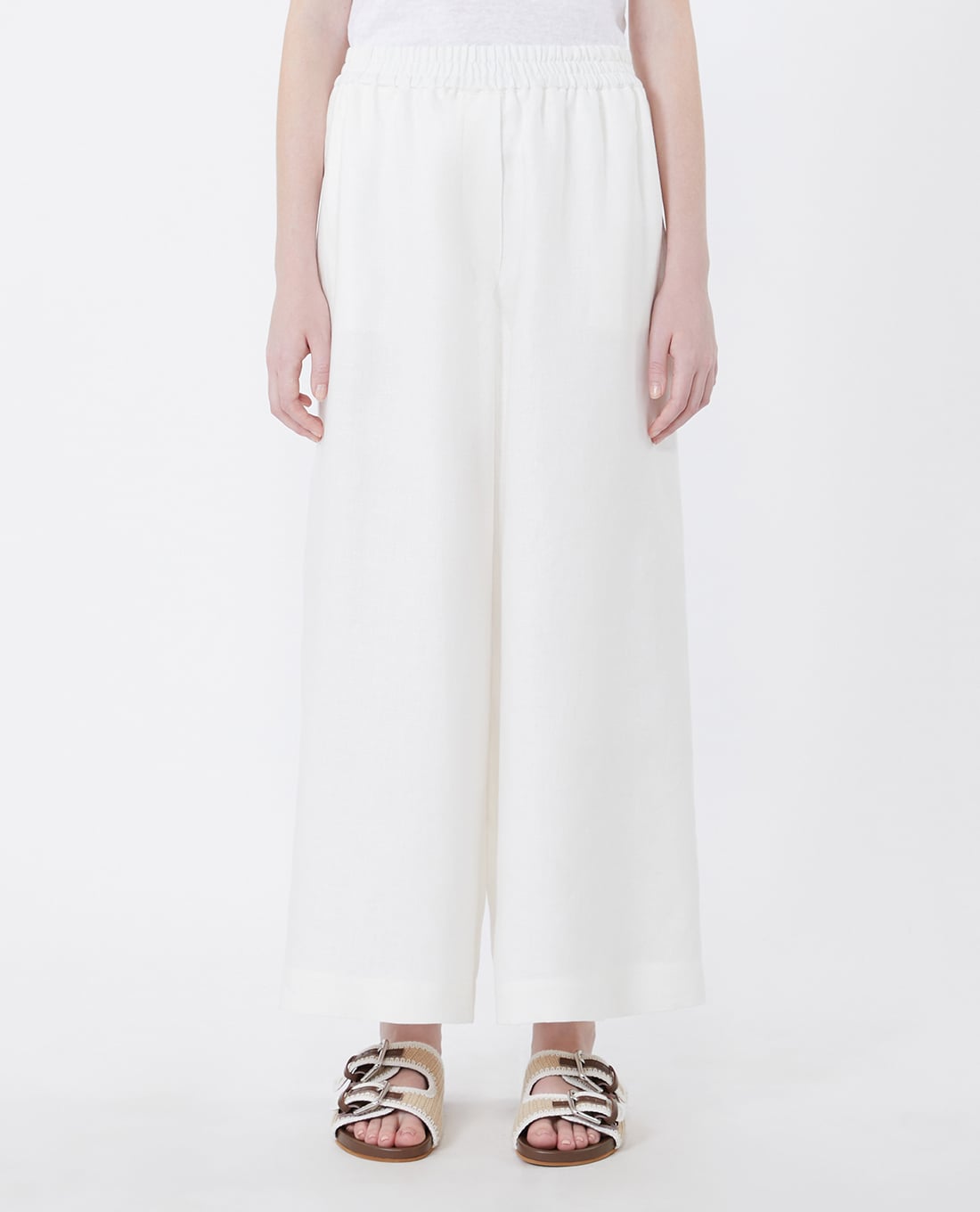 WEEKEND MAX MARA - Quần nữ ống rộng lưng thun Wkdfelino