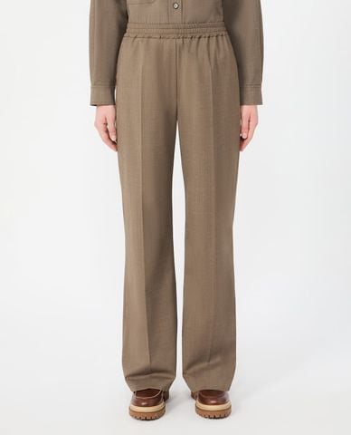 WEEKEND MAX MARA - Quần nữ ống đứng lưng thun Wkdpetra 