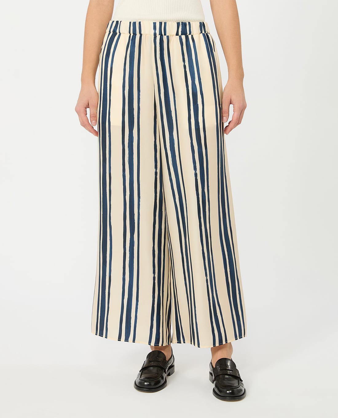 WEEKEND MAX MARA - Quần nữ ống rộng lưng thun Wkdtortona