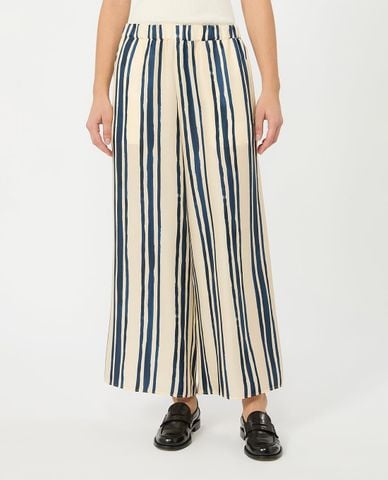  WEEKEND MAX MARA - Quần nữ ống rộng lưng thun Wkdtortona 