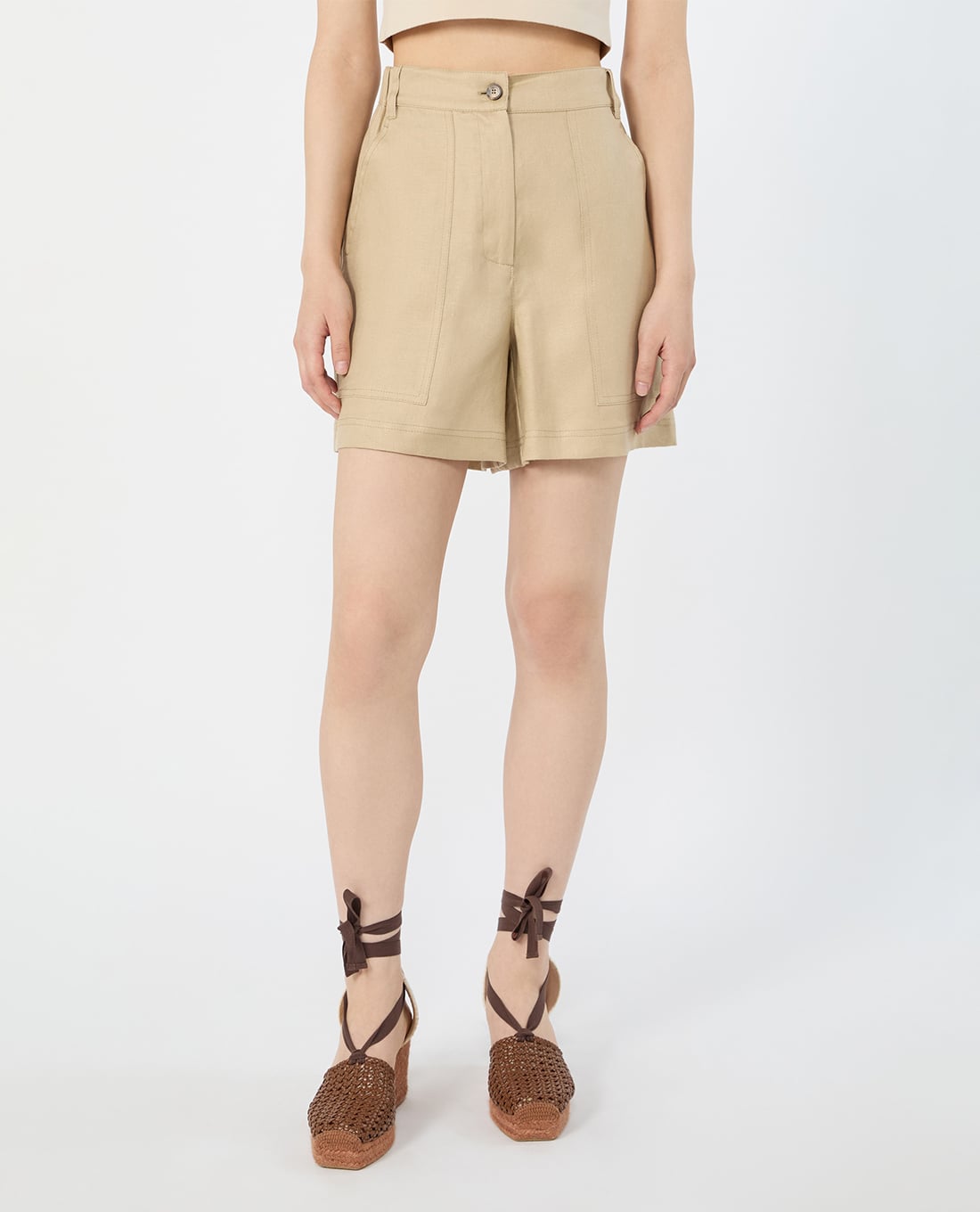 WEEKEND MAX MARA - Quần short nữ ngang gối Wkiveletta