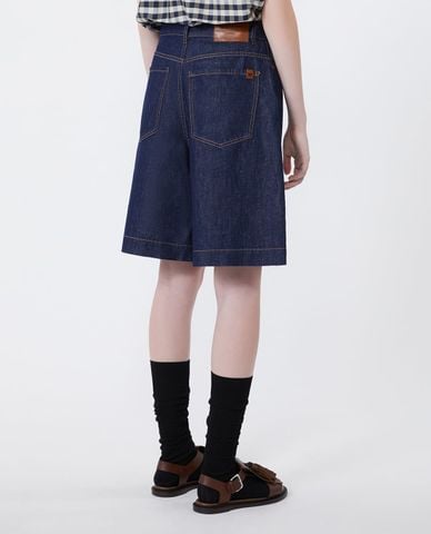  WEEKEND MAX MARA - Quần short jeans nữ ống rộng Wkdozono 