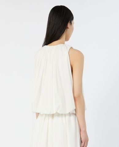  WEEKEND MAX MARA - Áo sát nách nữ cổ tròn dáng phồng Wkiangel 