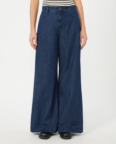  WEEKEND MAX MARA - Quần jeans nữ ống rộng Wkdvega 