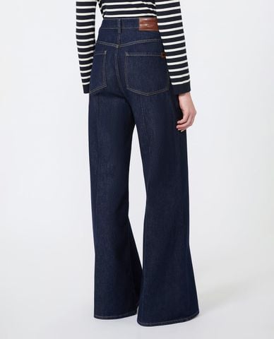  WEEKEND MAX MARA - Quần jeans nữ ống rộng Wkdsport 