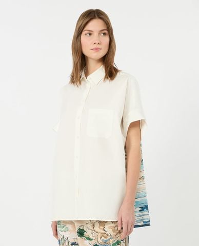  WEEKEND MAX MARA - Áo sơ mi nữ tay ngắn in họa tiết Wkdtuono 