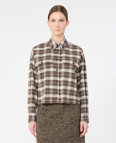  WEEKEND MAX MARA - Áo sơ mi nữ tay dài kẻ caro Wkdberlina 