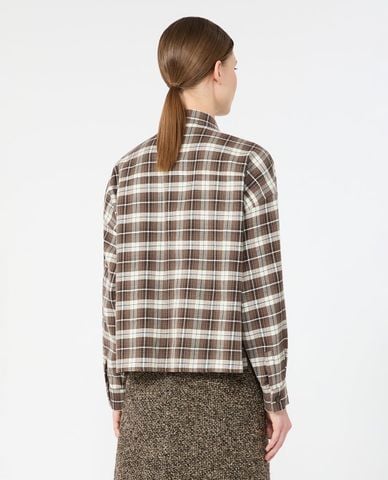  WEEKEND MAX MARA - Áo sơ mi nữ tay dài kẻ caro Wkdberlina 
