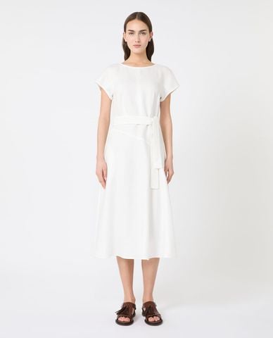  WEEKEND MAX MARA - Đầm midi cổ tròn tay ngắn Wkdesordio 
