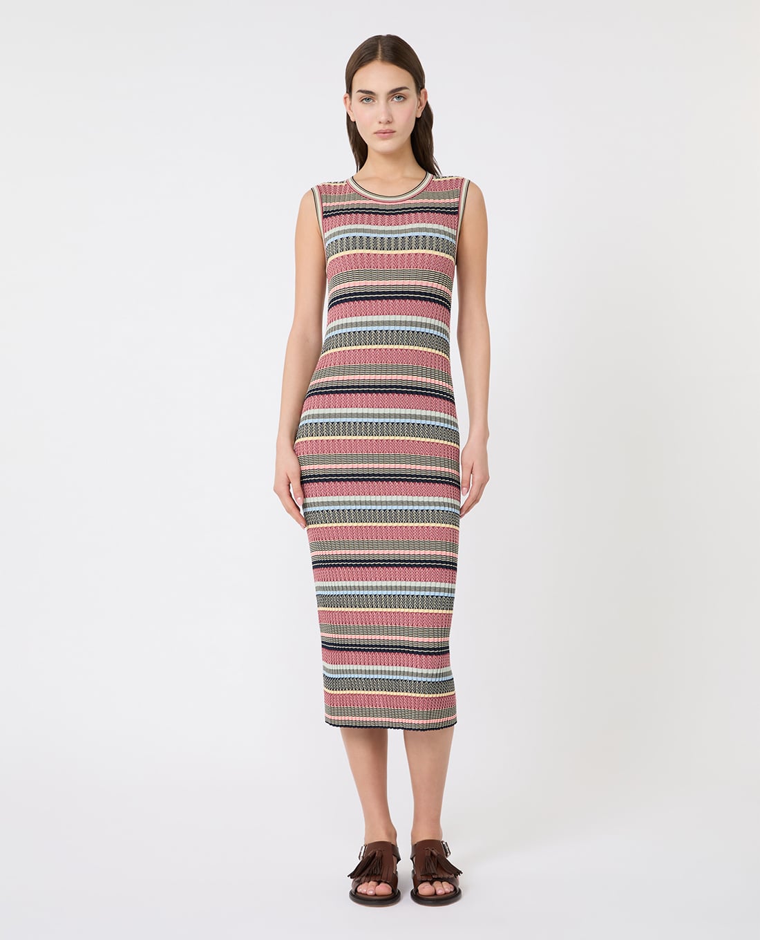 WEEKEND MAX MARA - Đầm sát nách midi phom ôm WkdSnob