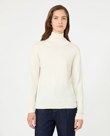  WEEKEND MAX MARA - Áo dệt kim nữ cổ lọ tay dài Wkdkiku 