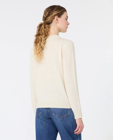  WEEKEND MAX MARA - Áo sweater nữ cổ tròn tay dài Wkdnitra 