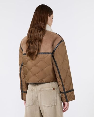  WEEKEND MAX MARA - Áo khoác da nữ chần bông Wkdgessati 