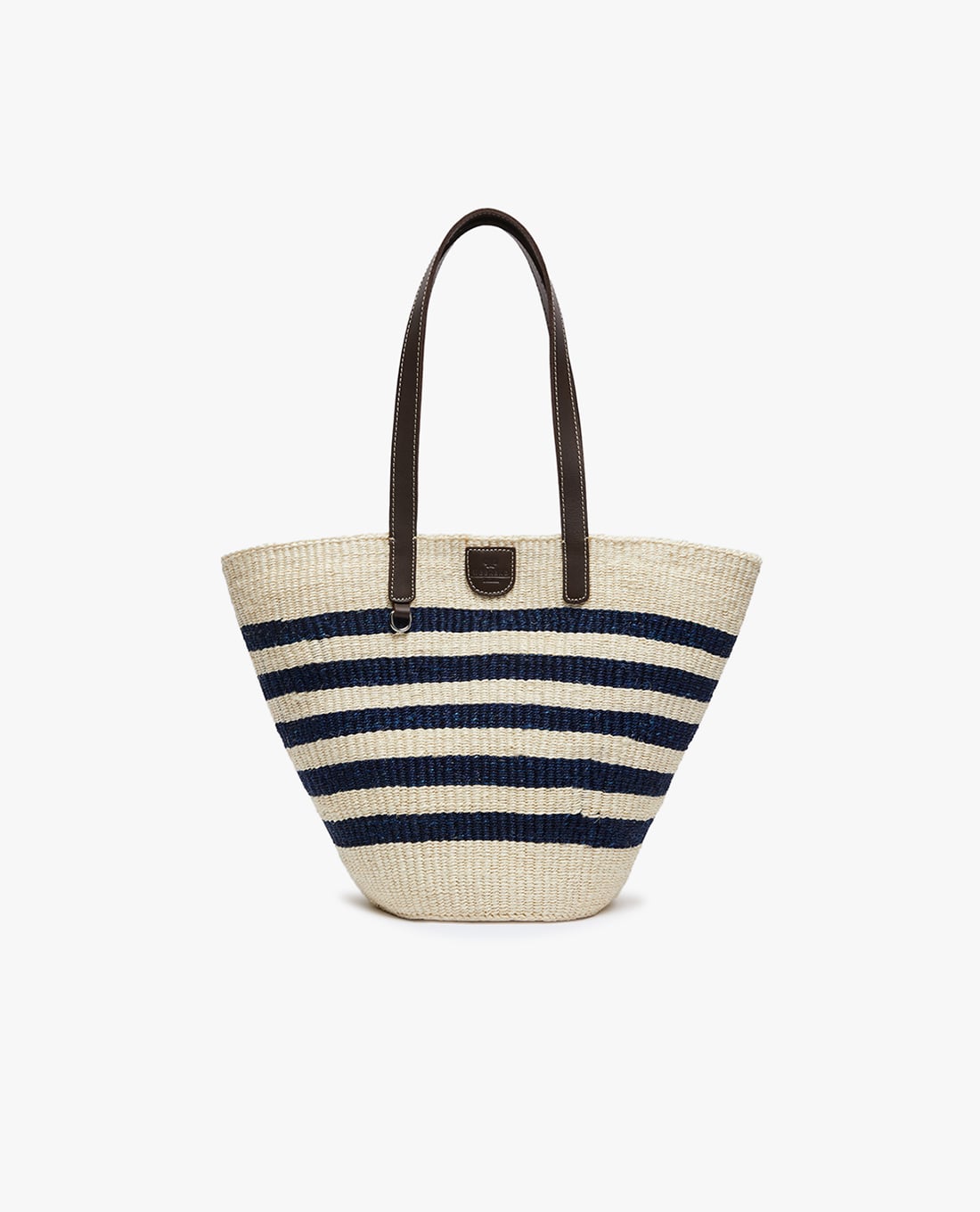 WEEKEND MAX MARA - Túi đeo vai nữ hình thang kẻ sọc Wkagennaio