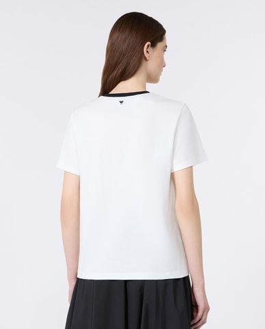  WEEKEND MAX MARA - Áo thun nữ cổ tròn tay ngắn Wkdedison 