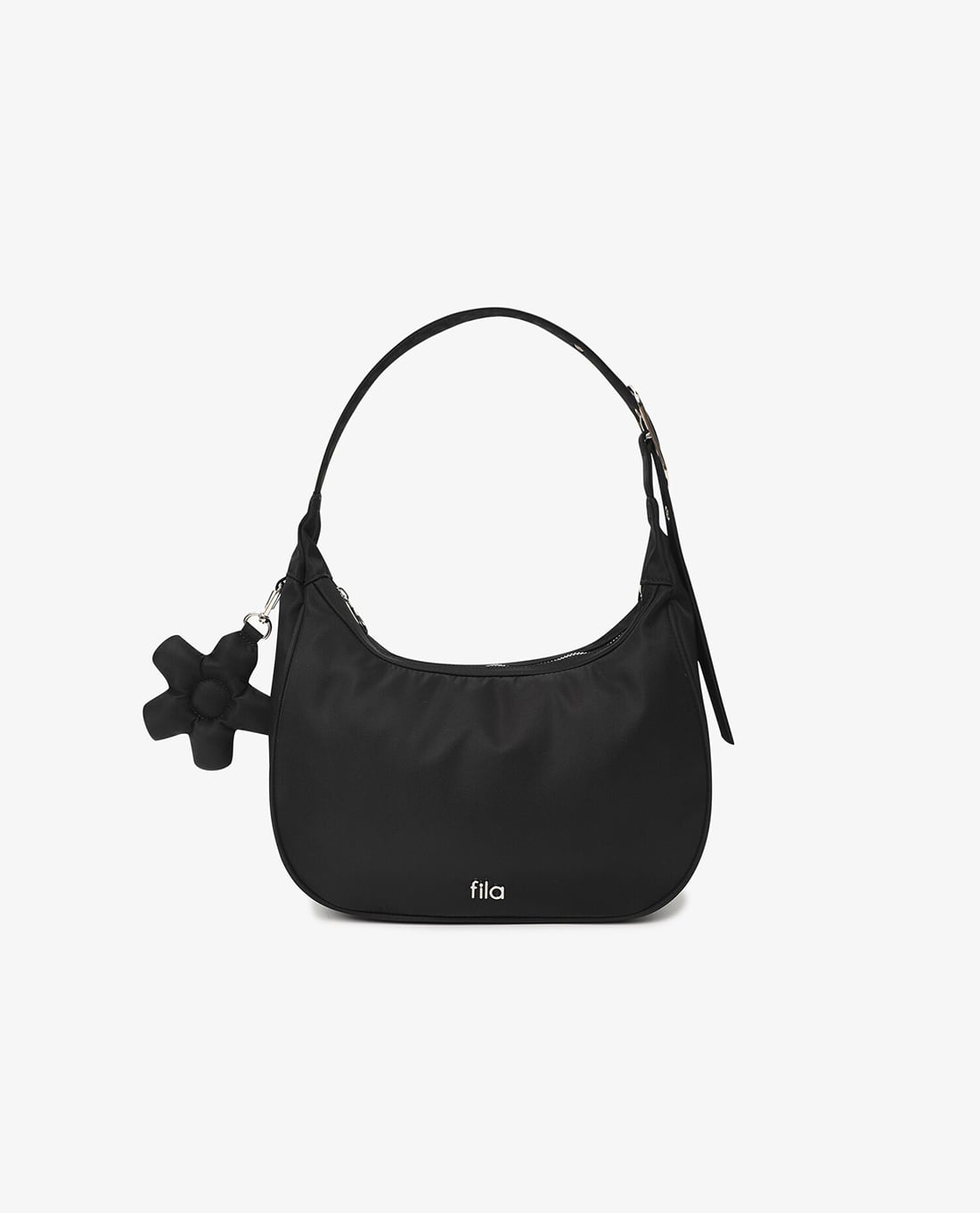 FILA - Túi đeo vai nữ phối charm Nylon Hobo