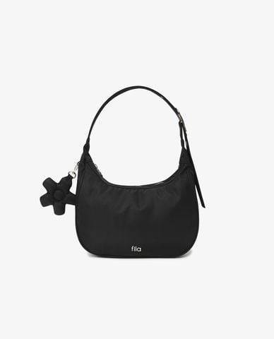  FILA - Túi đeo vai nữ phối charm Nylon Hobo 