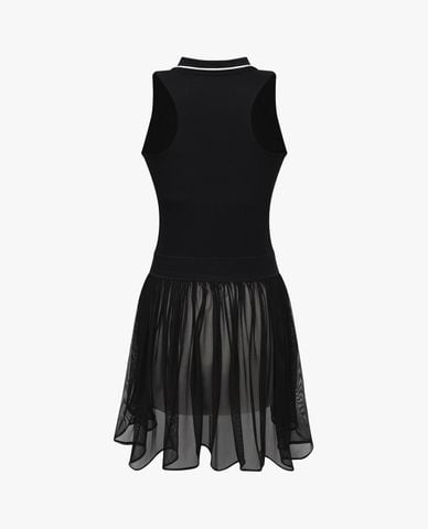  FILA - Đầm thể thao mini cổ bẻ sát nách 